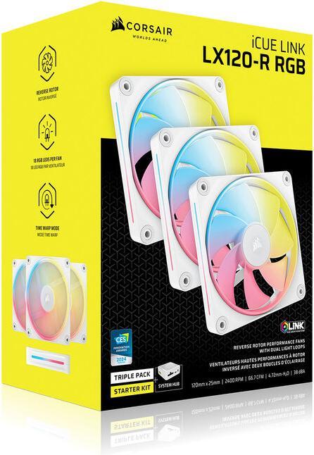 Actual product image Corsair LX120-R (120 mm, 3 x)
