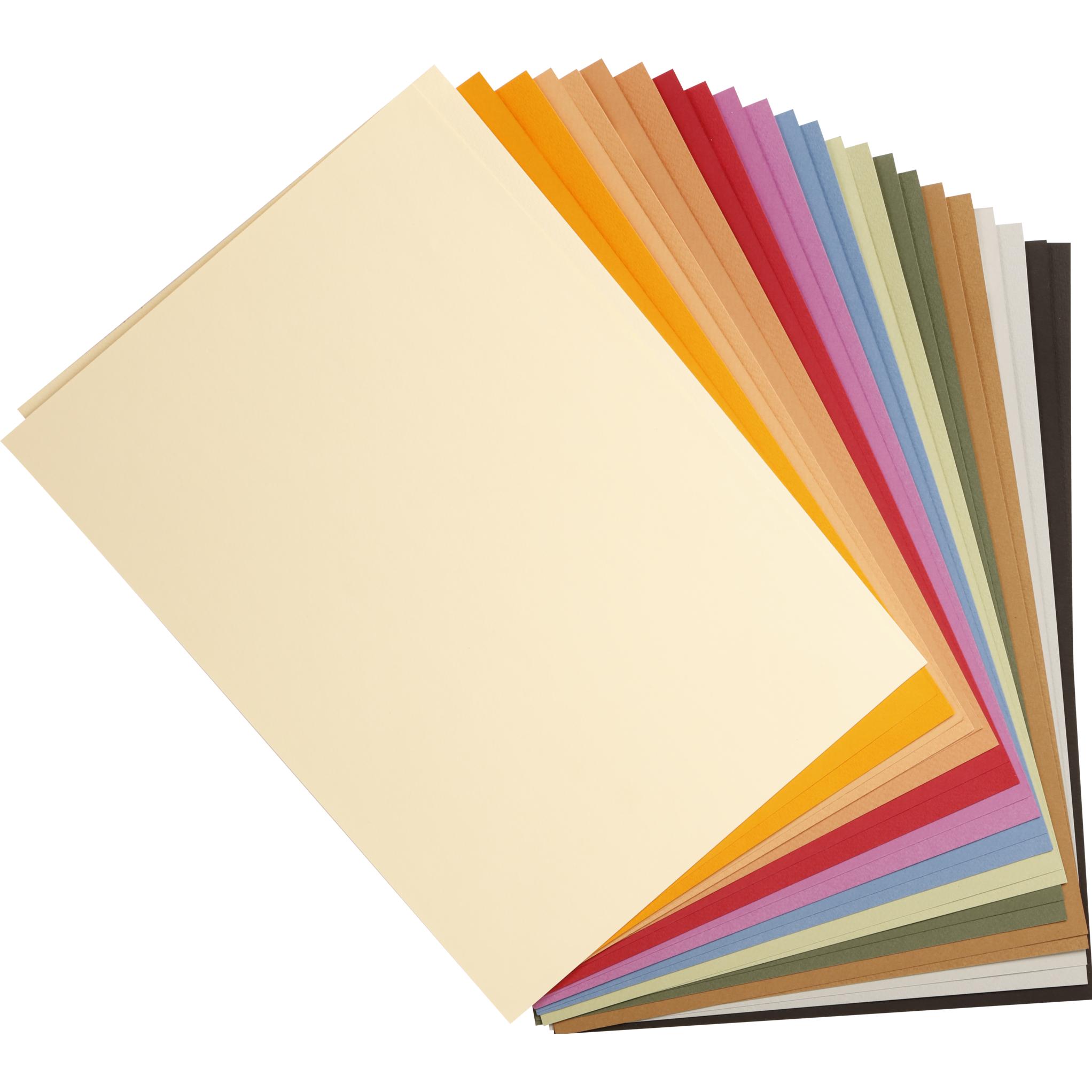 Clairefontaine, Bastelpapier, Farbige Zeichnung (160 g/m², 100 x)