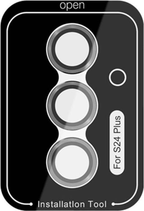 Actual product image Nillkin CLRFilm Camera Tempered Glass for Samsung Galaxy S24+ Black (3 pcs., Samsung Galaxy S24+)
