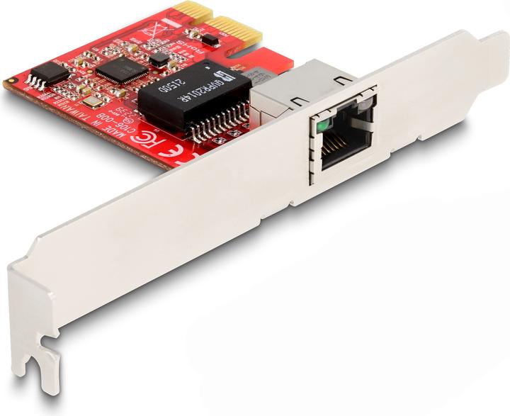Actual product image Delock PCI Express x1 card to 1 x RJ45 2.5 Gigabit LAN i225 (Mini PCI Express)