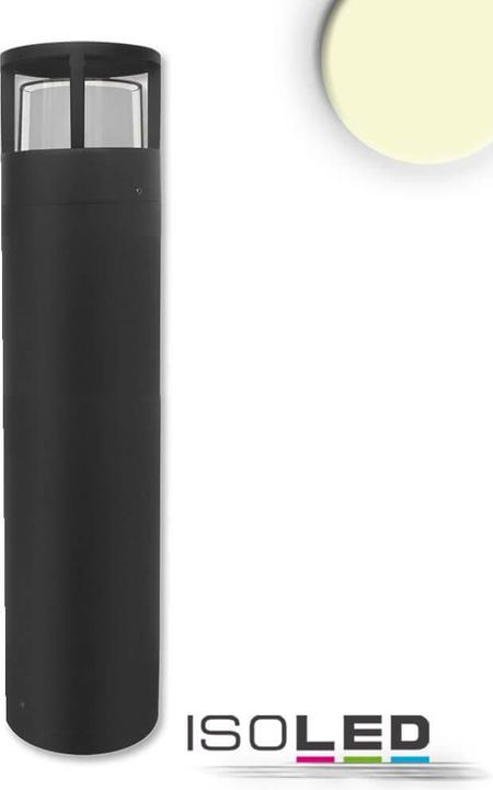 Isoled LED Wegleuchte Typ2, 70cm, 6W, sandschwarz, warmweiss (280 lm, IP54)