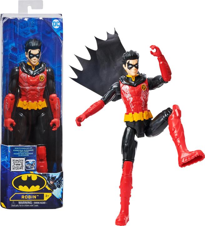 Spin Master 6062923 BATMAN Personaggio Robin Tech in scala 30 cm
