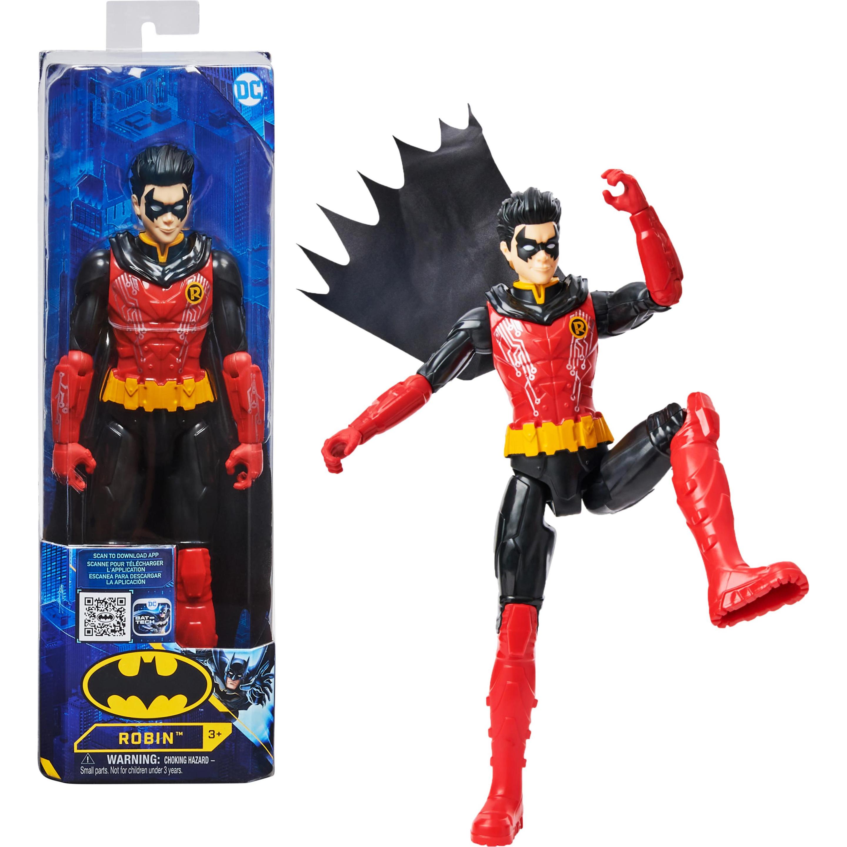 Thumbnail - Spin Master 6062923 BATMAN Personaggio Robin Tech in scala 30 cm