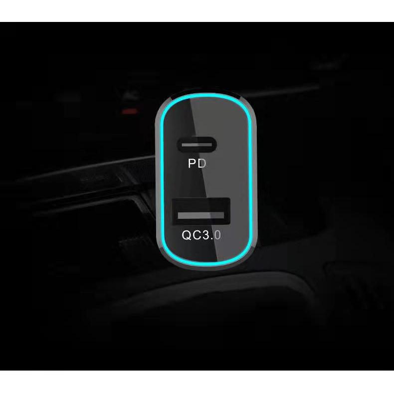 Thumbnail - CoreParts USB-C Car Charger for Laptop, Auto Adapter, Schwarz
