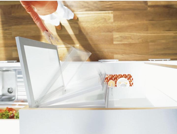 Actual product image Blum OTION 973A for angled belt 170°.