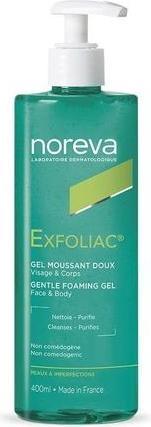 Actual product image Noreva Exfoliac Gentle Foaming Gel 400ml (Cleansing Foam, 400 ml)