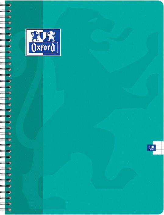 Actual product image Oxford Spiral notebook, 240 x 320 mm, squared, 90 sheets (240 x 320 mm, Checked)