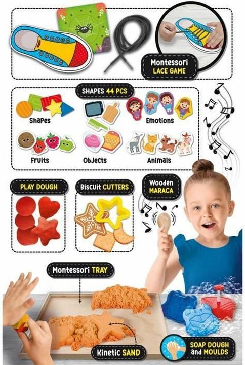 Actual product image Lisciani Montessori Work-Box (French)