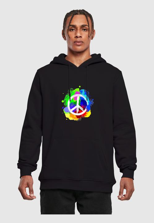 Image du produit Merchcode Peace - Sweat à capuche lourd Graffiti - 161341 (M)