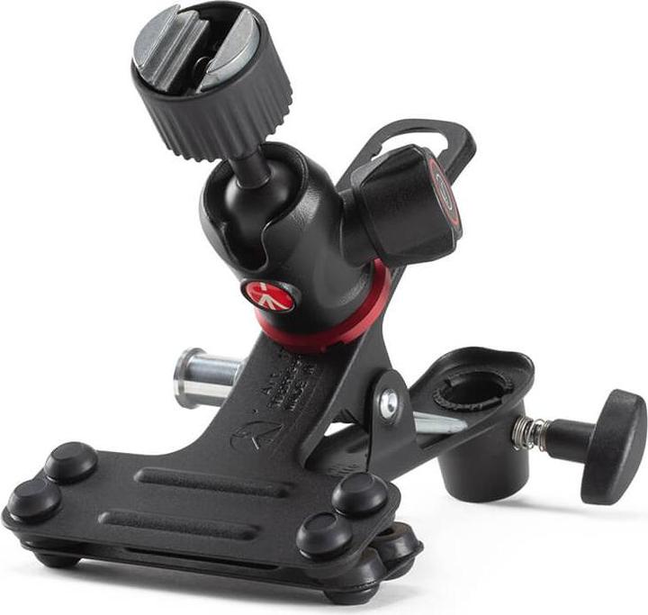 Immagine prodotto Manfrotto Morsetto a molla, morsetto universale scarpa fredda con testa a sfera e scarpa flash (Morsetto per stativo)