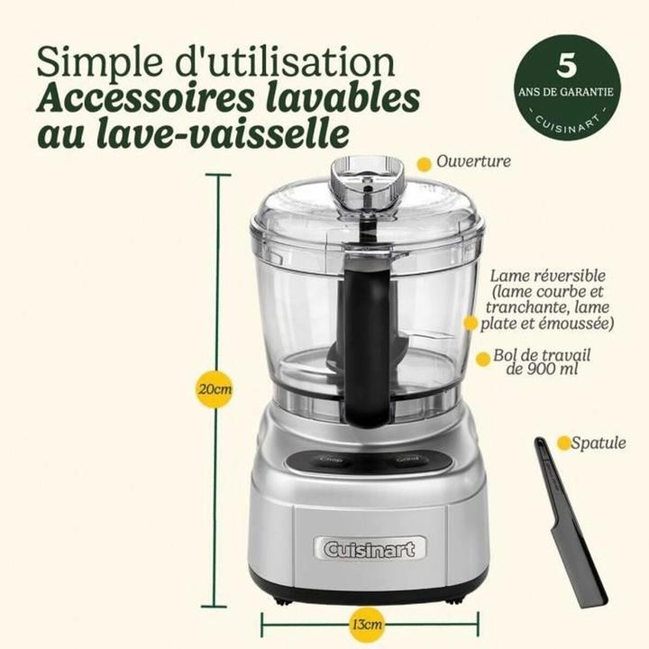 Actual product image Cuisinart Mini Prep Pro - Stainless Steel (900 ml)