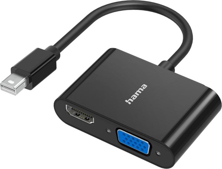Hama Video-Adapter, 2in1, Mini-DisplayPort-St. - VGA & HDMI™-Buchse, Ultra-HD 4K (VGA, HDMI)