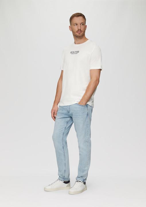 Produktbild S.Oliver T-Shirt T-Shirt mit Logo-Motiven aus reiner Baumwolle (XXL)