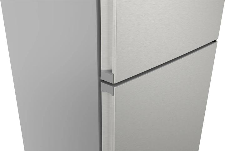 Actual product image Siemens iQ300, Freestanding fridge-freezer combination with freezer section below, 186 x 60 cm, stainless (321 l)
