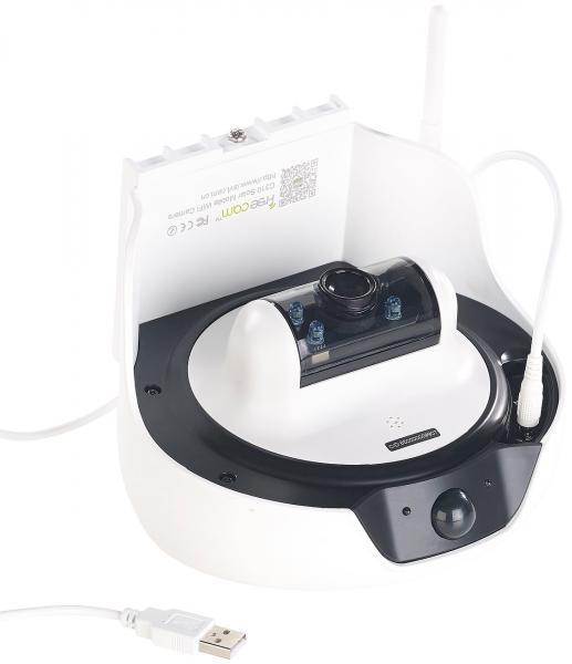 Actual product image VisorTech HD IP Camera incl. Battery & Solar Panel