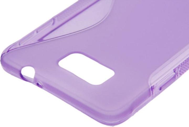 Produktbild König Design Handyhülle TPU Schutzhülle für Samsung Galaxy Alpha G850F Lila / Violett (Samsung Galaxy Alpha)