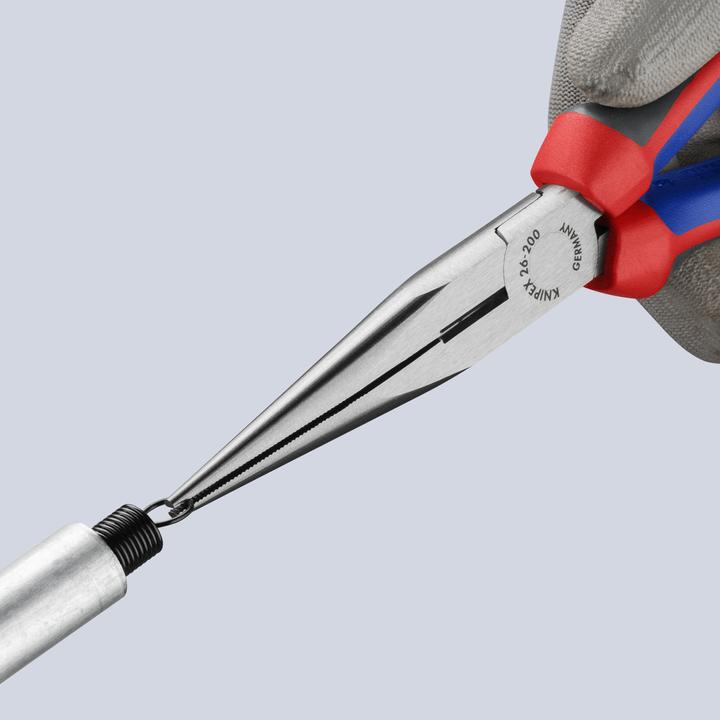 Produktbild Knipex Flachrundzange mit Schneide (200 mm)