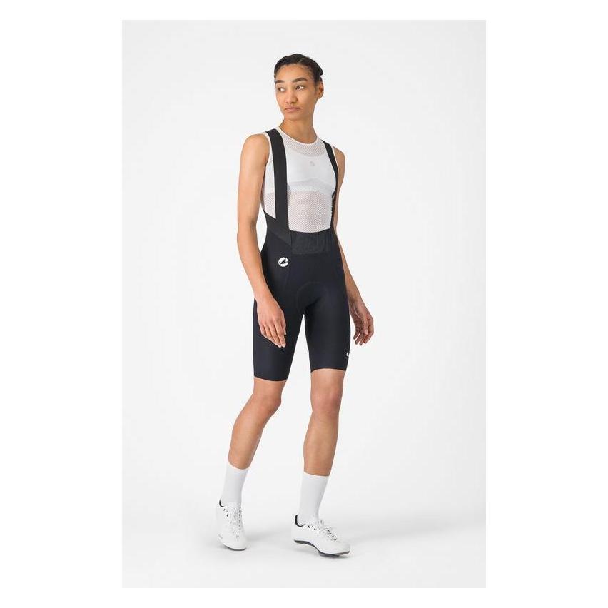 Castelli, Vrouwen, Fietsbroek, Espresso 2 W Dt Bibshort (L), Zwart