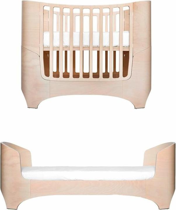 Actual product image Leander Baby Cot Classic with Extension Whitewash (60 x 120 cm)