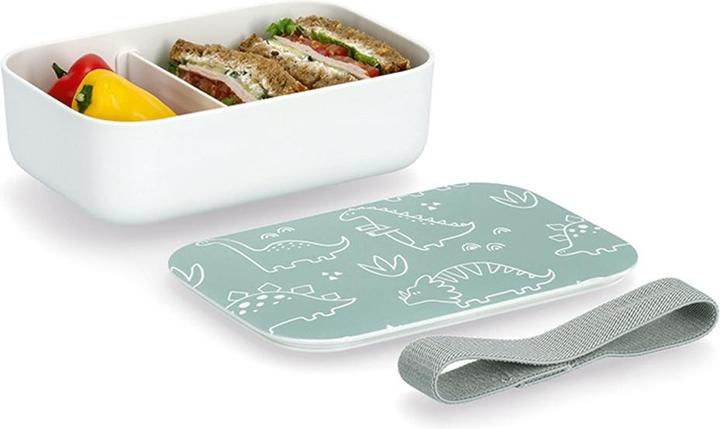 Actual product image Zeller Present Dino" lunch box, plastic