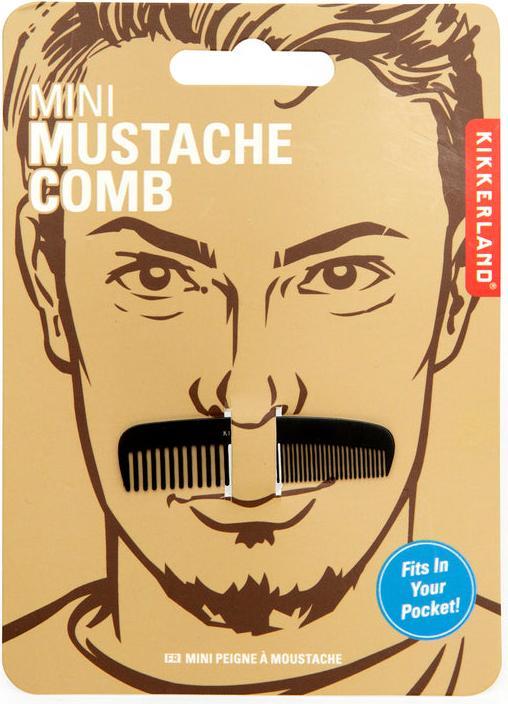 Image du produit Kikkerland Mini Mustache Comb