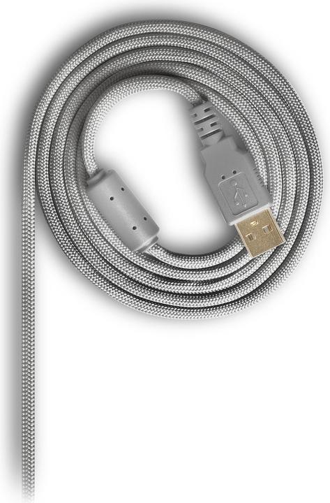 Actual product image Mars Gaming MMGLOW Chroma-Glow RGB Gaming Mouse Mirror Finish Ultra-Lightweight 12800 DPI White (Cable)