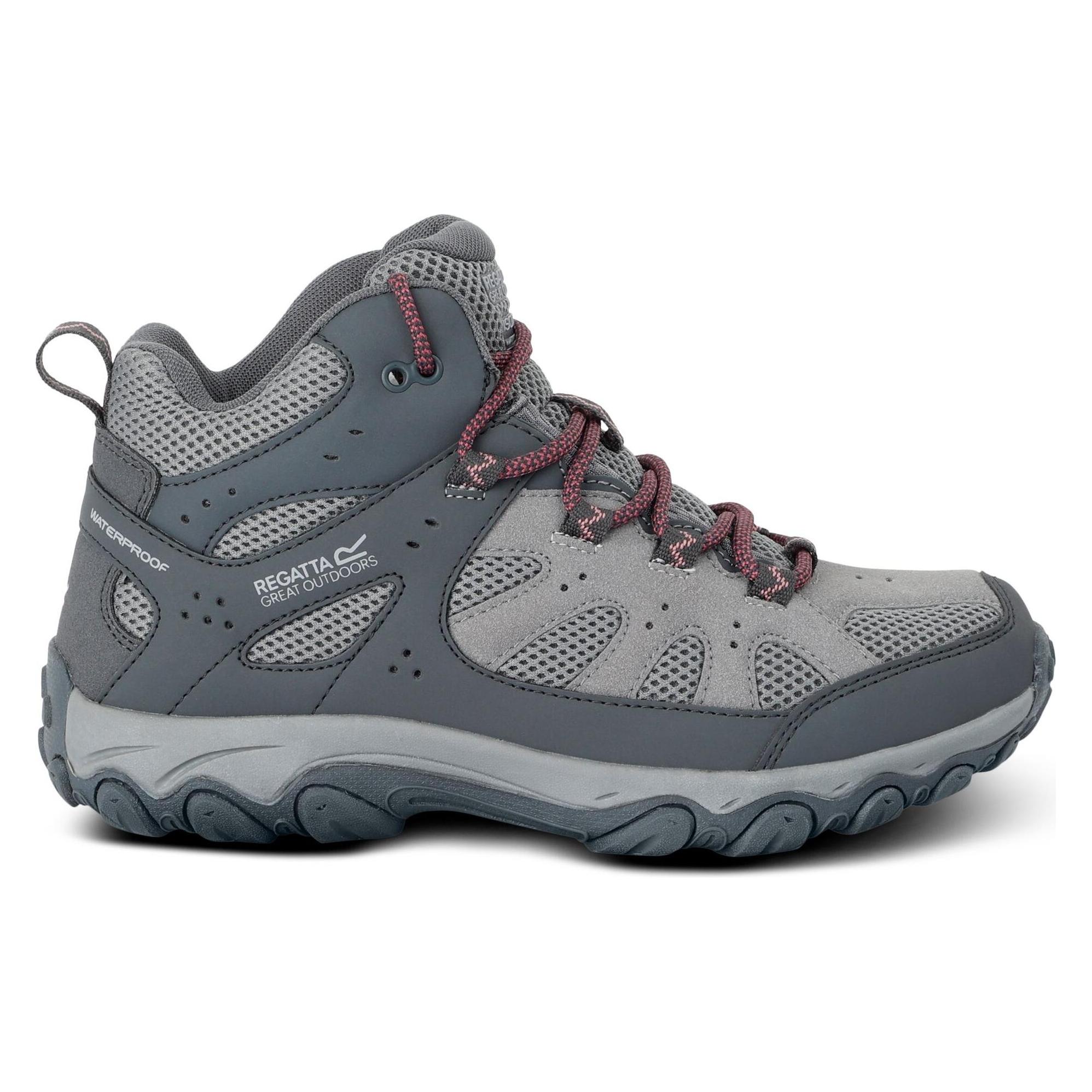 Regatta, Damen, Wanderschuhe, Edgepoint Iv Mid (42), Rosa, Grau