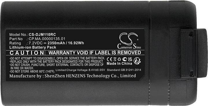 Image du produit CS Cameron Sino CS-DJM110RC Pack d'accus pour modèles réduits (LiPo) (Batterie de drone, DJI Mavic Mini, DJI Mavic Mini 2)