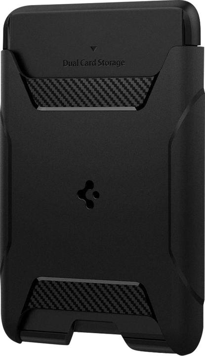Produktbild Spigen Rugged Armor MagSafe universal magnetic card wallet black (Apple iPhone 12)