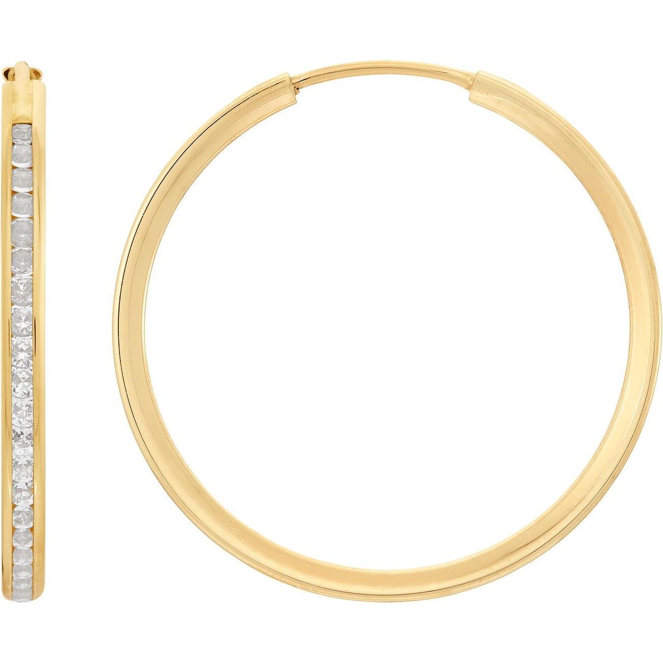 Thumbnail - Favs, Ohrringe, Creolen, (375er Gelbgold)