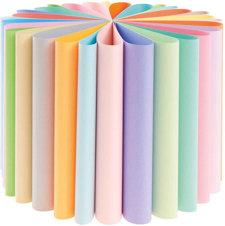 Actual product image Rico Design Construction paper 1 block of 30 sheets, pastel colours (180 g/m², 1x)