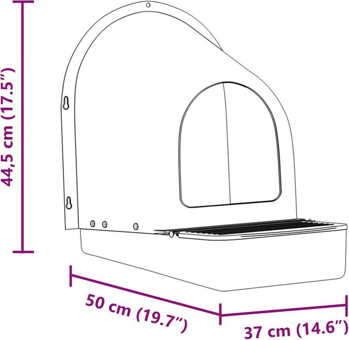 Produktbild vidaXL Hühnernistkasten