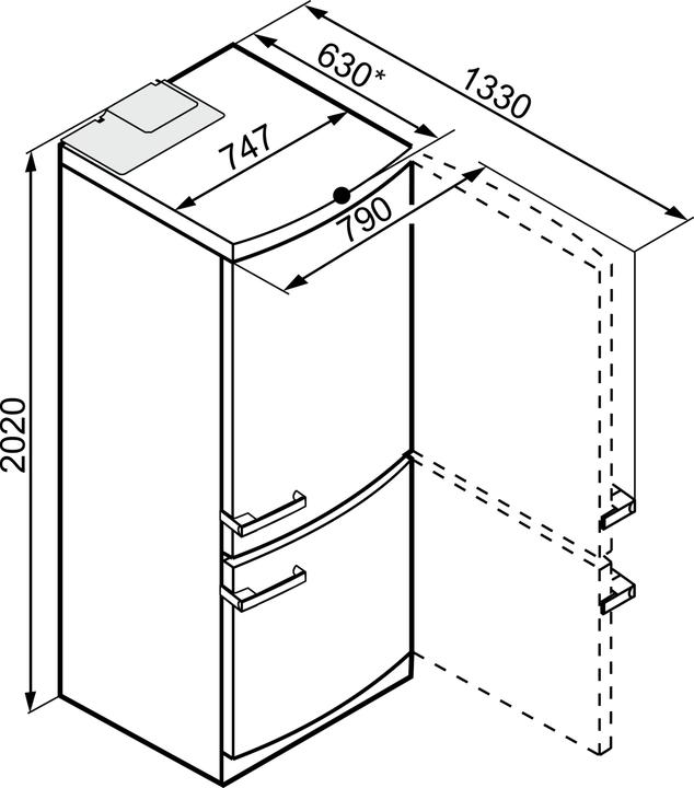 Produktbild Miele KFN 16947 D (428 l)