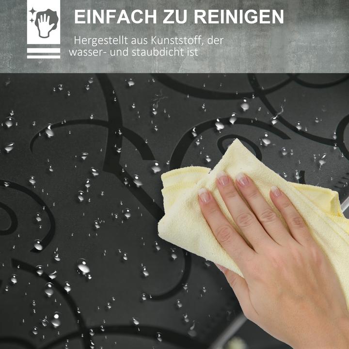 Produktbild Homcom DIY Kleiderschrank Kunststoff, Stahl Schwarz