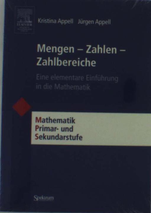 Produktbild Mengen - Zahlen - Zahlbereiche (Deutsch, Jürgen Appell, Kristina Appell, 2005)