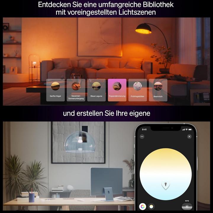 Immagine prodotto Philips Hue Hue A60 - E27 pre - 810 - 4-pak (E27, 810 lm, 4 x)