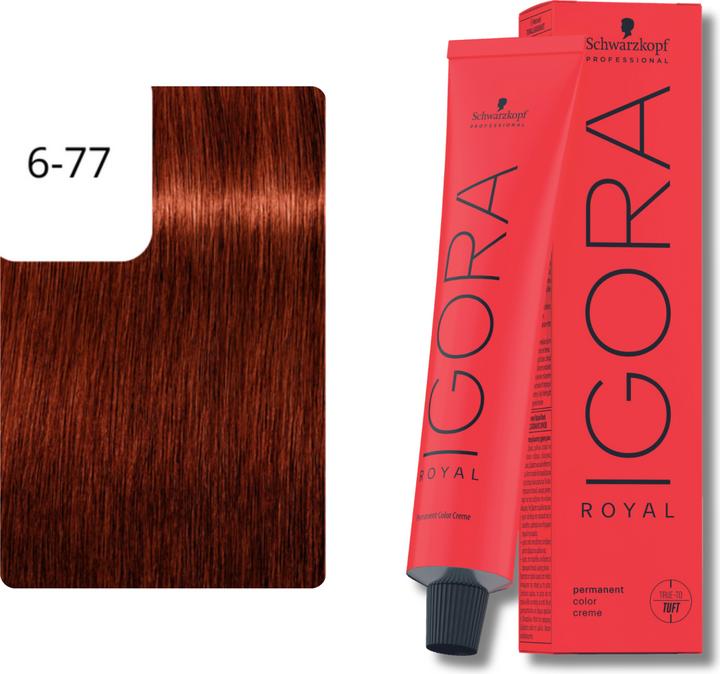 Produktbild Schwarzkopf Professional Igora Royal (6-77 Dunkelblond Kupfer Extra)
