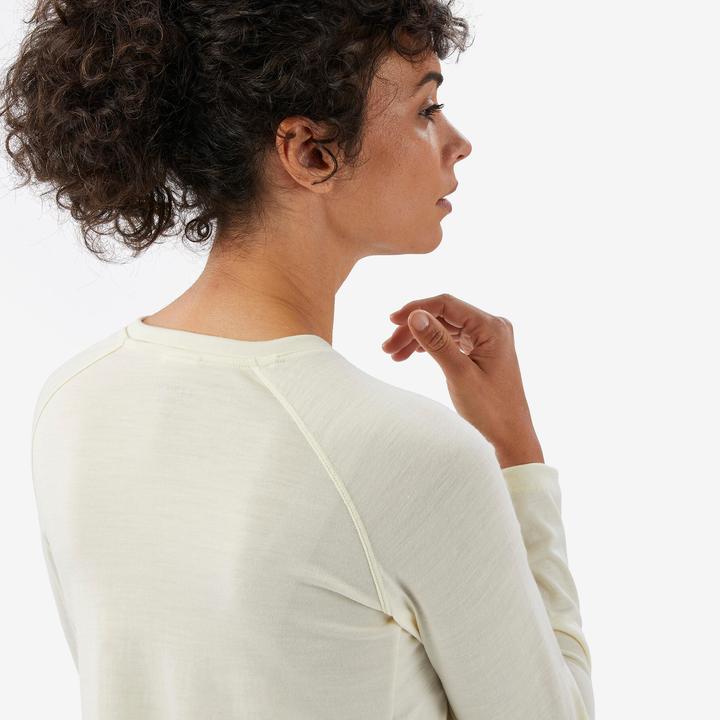 Actual product image Forclaz Merinoshirt Damen langarm - Merino Resist ungefärbt (L)