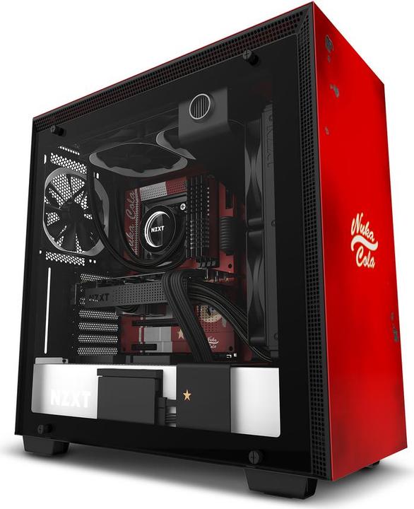 Actual product image NZXT H700 Nuka Cola (ATX, E-ATX, mATX, Mini-ITX)