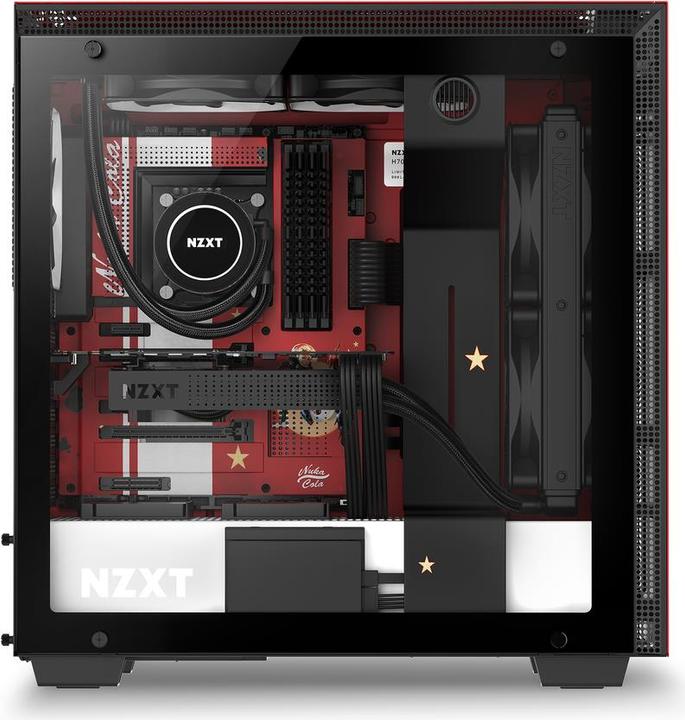 Actual product image NZXT H700 Nuka Cola (ATX, E-ATX, mATX, Mini-ITX)