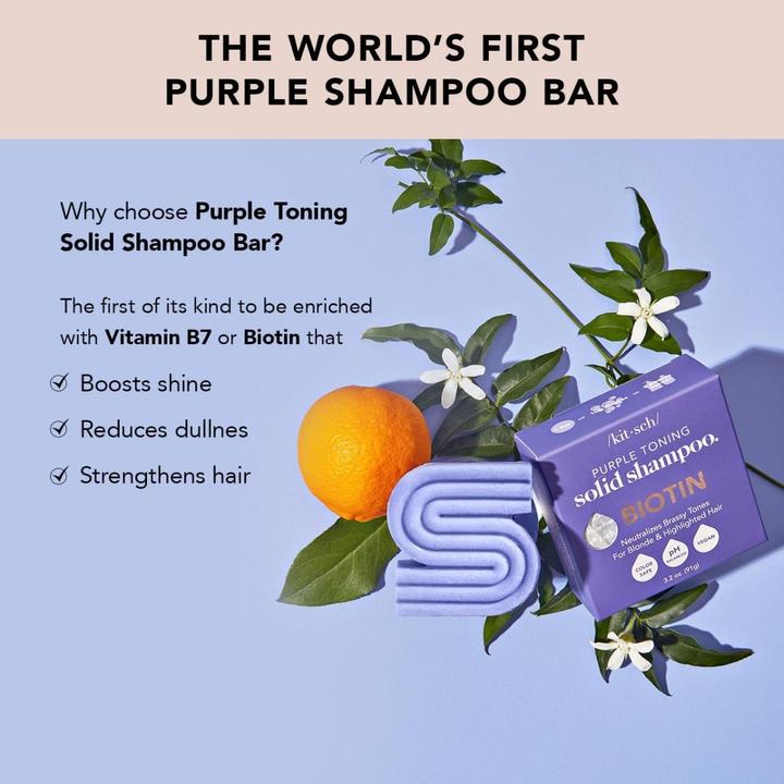 Produktbild Kitsch Purple Toning Biotin (Flüssiges Shampoo)