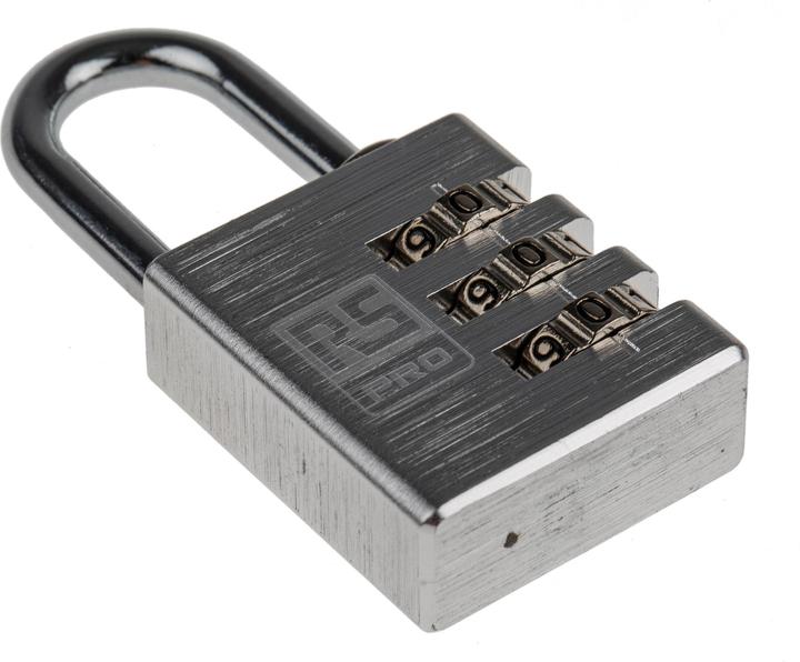 Produktbild RS PRO Silver Combination Safety Padlock 30 mm