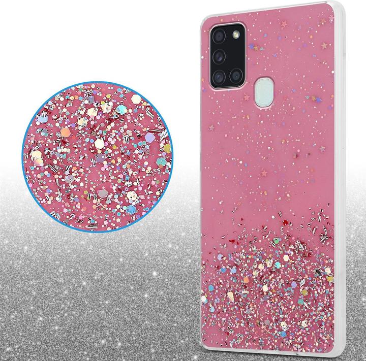 Produktbild Cadorabo TPU Cover funkelnder Glitter (Samsung Galaxy A21s)