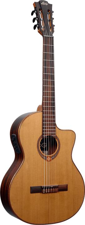LÂG OC118CE (Guitare acoustique, Acajou, Bois de cèdre)