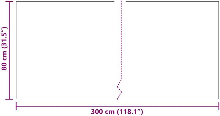Produktbild vidaXL Teppichläufer (300 x 80 cm)