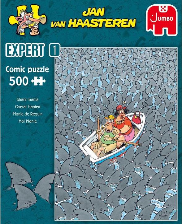 Immagine prodotto Jumbo Jan van Haasteren Expert 1 - Squali dappertutto (500 pezzi)