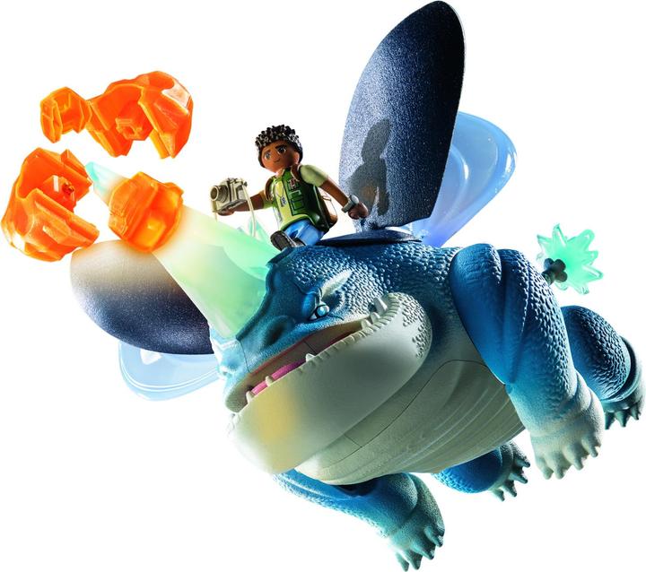 Actual product image Playmobil 71082 Dragons: The Nine Realms - Plowhorn & D'Angelo (71082, Playmobil Dragons)