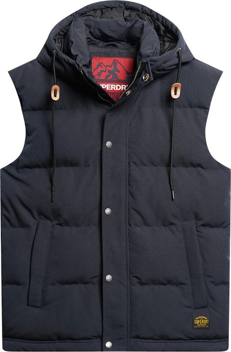Produktbild Superdry ärmelloe daunenjacke mit kapuze uperdry evert (S)