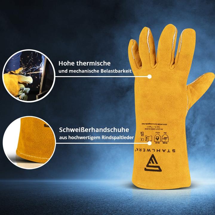 Actual product image Stahlwerk Schweisser-Handschuhe (One size)