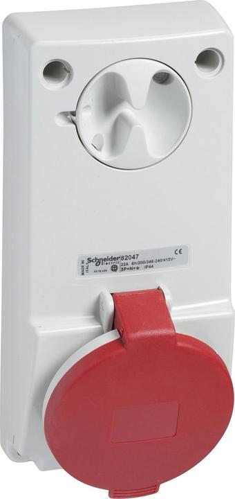 Produktbild Schneider Electric SE 82045 Anbausteckdose Verrieg. Ip44 32A 400V 3P
